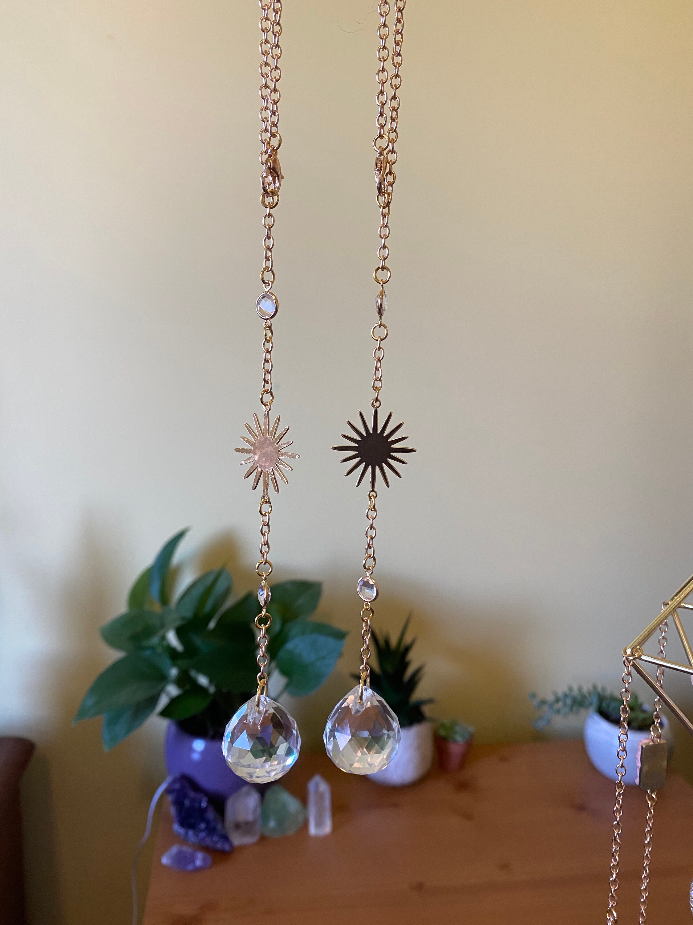 クリスタルサンキャッチャー（SUN） - Etsy 日本