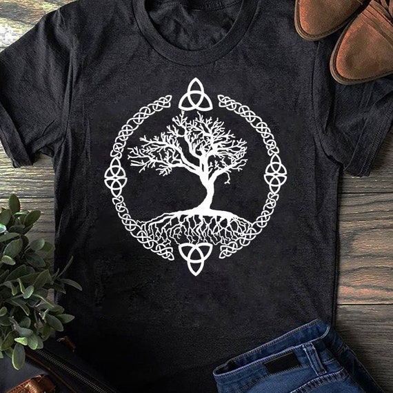 Tree Of Life Tshirt Yggdrasill Celtic Knot Shirt Tree Of Life Tshirt Yggdrasill Celtic Knot Shirt