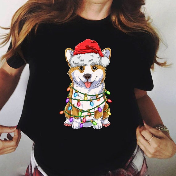 Pekingese Dog Christmas Tree Lights Funny Dog Xmas Gift T-Shirt Pekingese Dog Christmas Tree Lights Funny Dog Xmas Gift T-Shirt