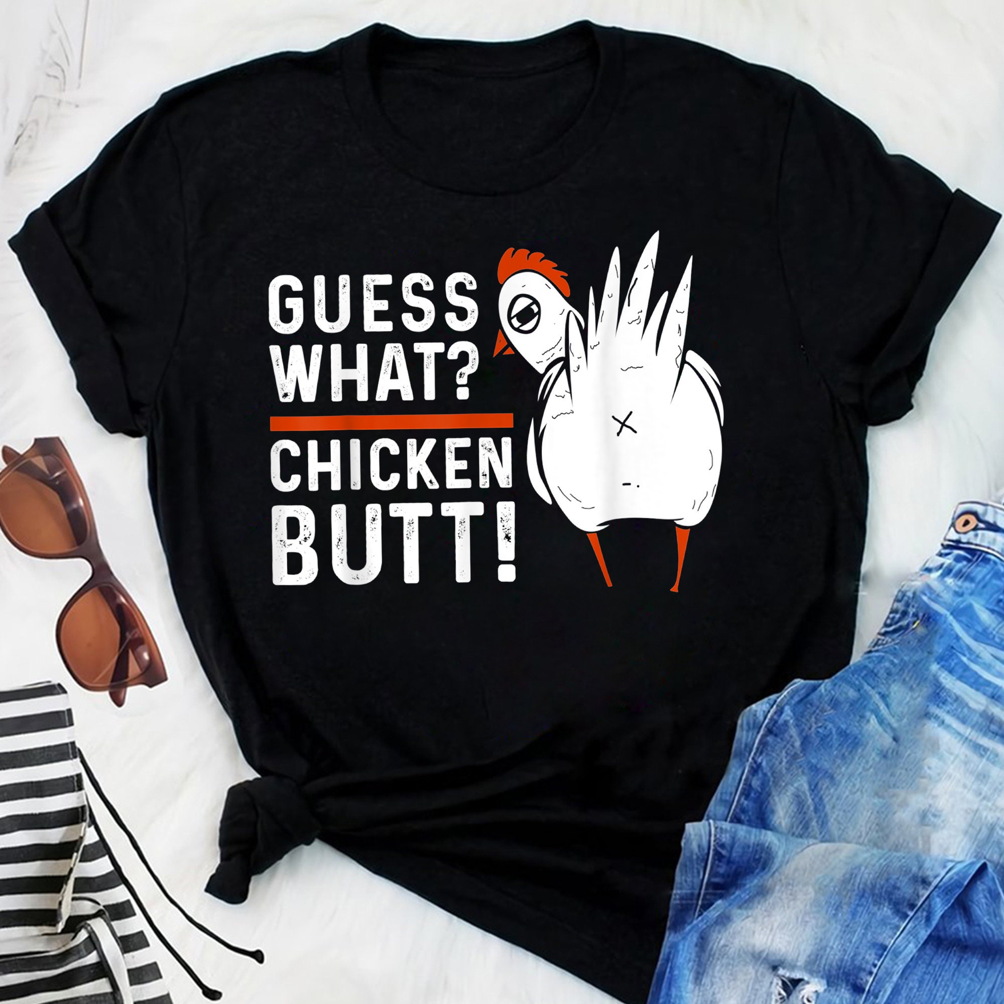 Vintage Guess What? Chicken Butt Funny T-Shirt Vintage Guess What? Chicken Butt Funny T-Shirt