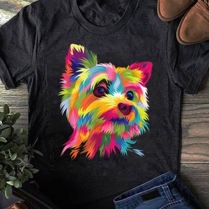 Yorkshire Terrier Funny Yorkie Pop Art Popart Dog Gift T-Shirt - Gift for Dog Lovers - Funny Dog - German Shepherd  Lovers - Mother's Day