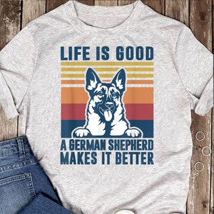 German Shepherd T-Shirt: Dog Lover Gift