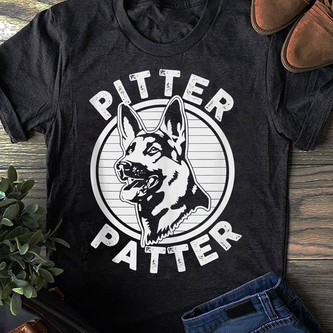 Funny Pitter Patter Dog German Shepherd Dog Rescue Woof, German