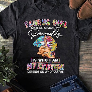 Hippie Peace Girl - Taurus Girl Birthday, Taurus Birthday T-Shirt - Hippie Shirt, Hippie Soul Shirt, Peace Shirt, Hippie.