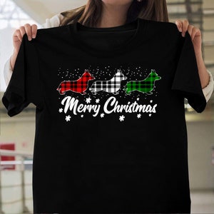 Welsh corgi Christmas Red White Green Dog Lover Xmas Gift T-Shirt - Gift for Dog Lovers - Funny Dog - Corgi Lovers - Mother&#39;s Day