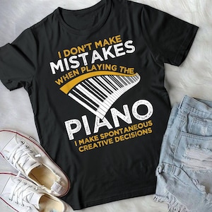 Keyboard Pianist Gifts Music Musician Piano T-Shirt, Piano Player, Piano Lover, Gifts For Piano Music Instrument Lover