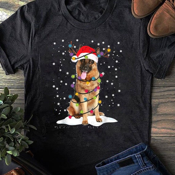 Christmas Rottweiler Pajama Lights Funny Gift Love Dog T-Shirt Christmas Rottweiler Pajama Lights Funny Gift Love Dog T-Shirt