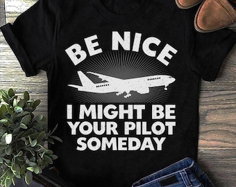 Funny Pilot Design For Men Women Aviation Airplane Pilot , Gift for Airplane Lover, Aviation Shirt, Funny Pilot Shirt, Airline Pilot