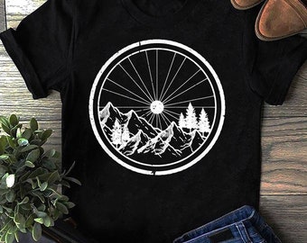 Best Cycling Gift Ideas Mountain Biking Dad T-Shirt - Mountain Bike TShirt, MTB T-Shirt -  Mountainbike Biking Gift, MTB Lover