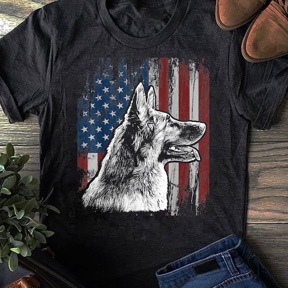 Patriotic German Shepherd American Flag Shirt Dog Gifts Patriotic German Shepherd American Flag Shirt Dog Gifts