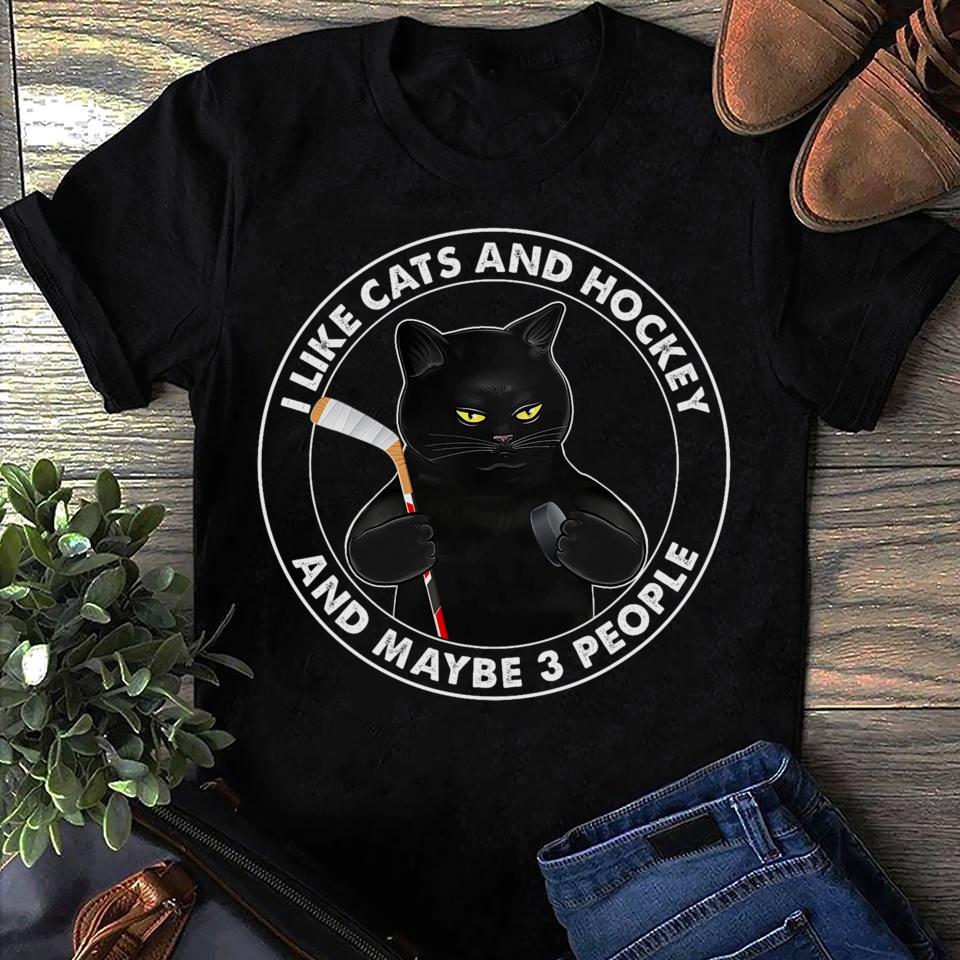 Funny "I Like Cats And Coffee And Maybe 3 People" Womens Sweatshirt | Long Sleeve, Crewneck, Casual Top - View #4