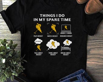Wat ik in mijn vrije tijd doe Hockey spelen - IJshockeyspeler, hockeyliefhebber, hockeyspeler, hockeyteam, hockeymoeders, geschenken hockeysport