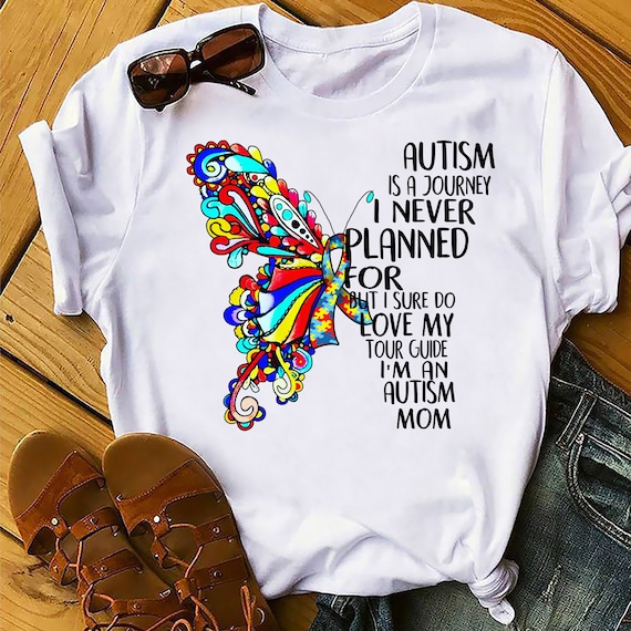 Autism Is A Journey Autism Awareness Mom T-Shirt Autism Is A Journey Autism Awareness Mom T-Shirt