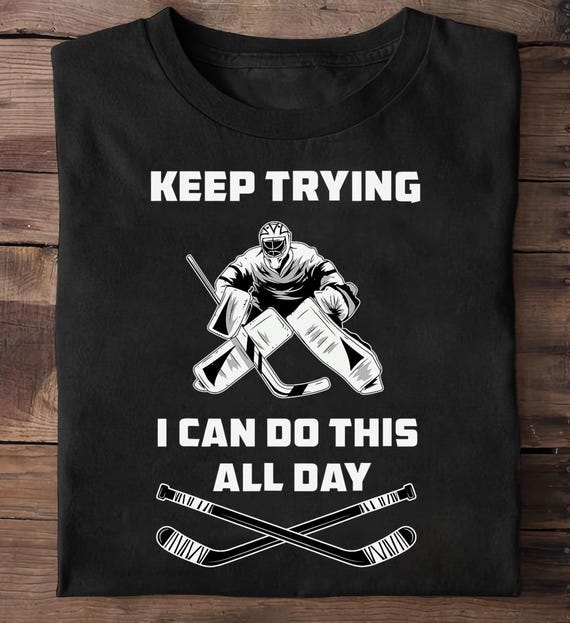 Funny Hockey Goalie T-shirt: Ice Hockey Player Gift New Zealand