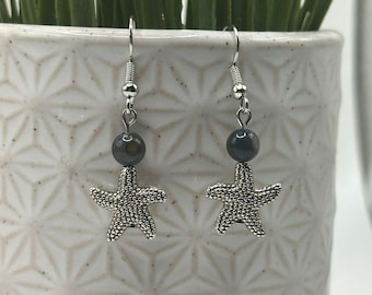 Starfish Abalone Earrings