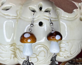 Mushroom Earrings