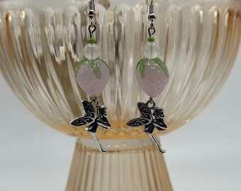 Strawberry Fairy Earrings