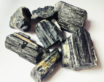 ブラックトルマリン結晶 3個 2-3 cm 45.4g 天然原石標本 - Etsy 日本