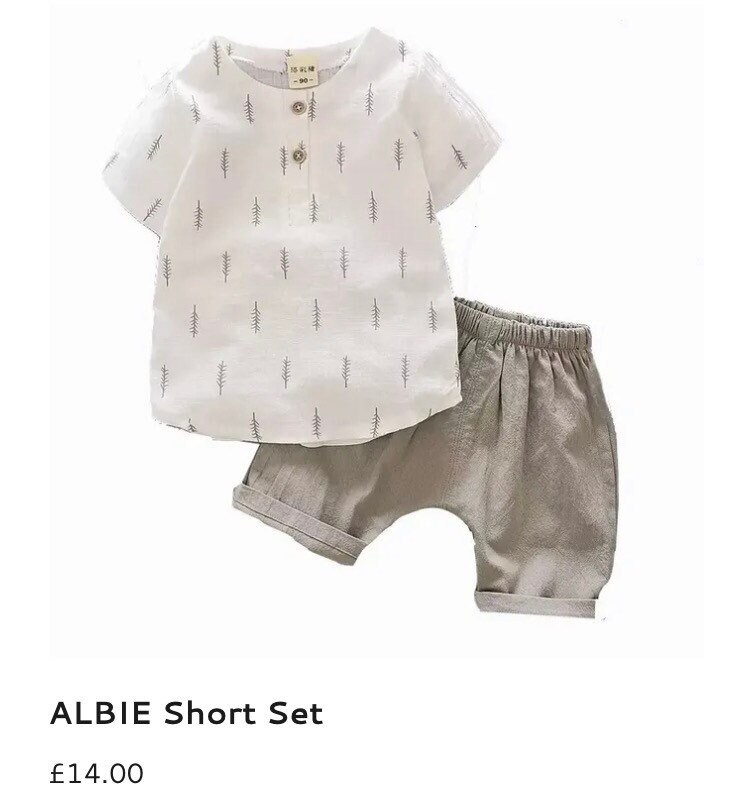 Toddler Short Set 12/18 Months Etsy