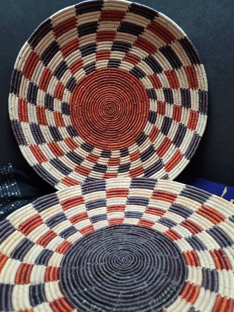 Handwoven Basket Native Basket Mexican Wall Basket Home Etsy