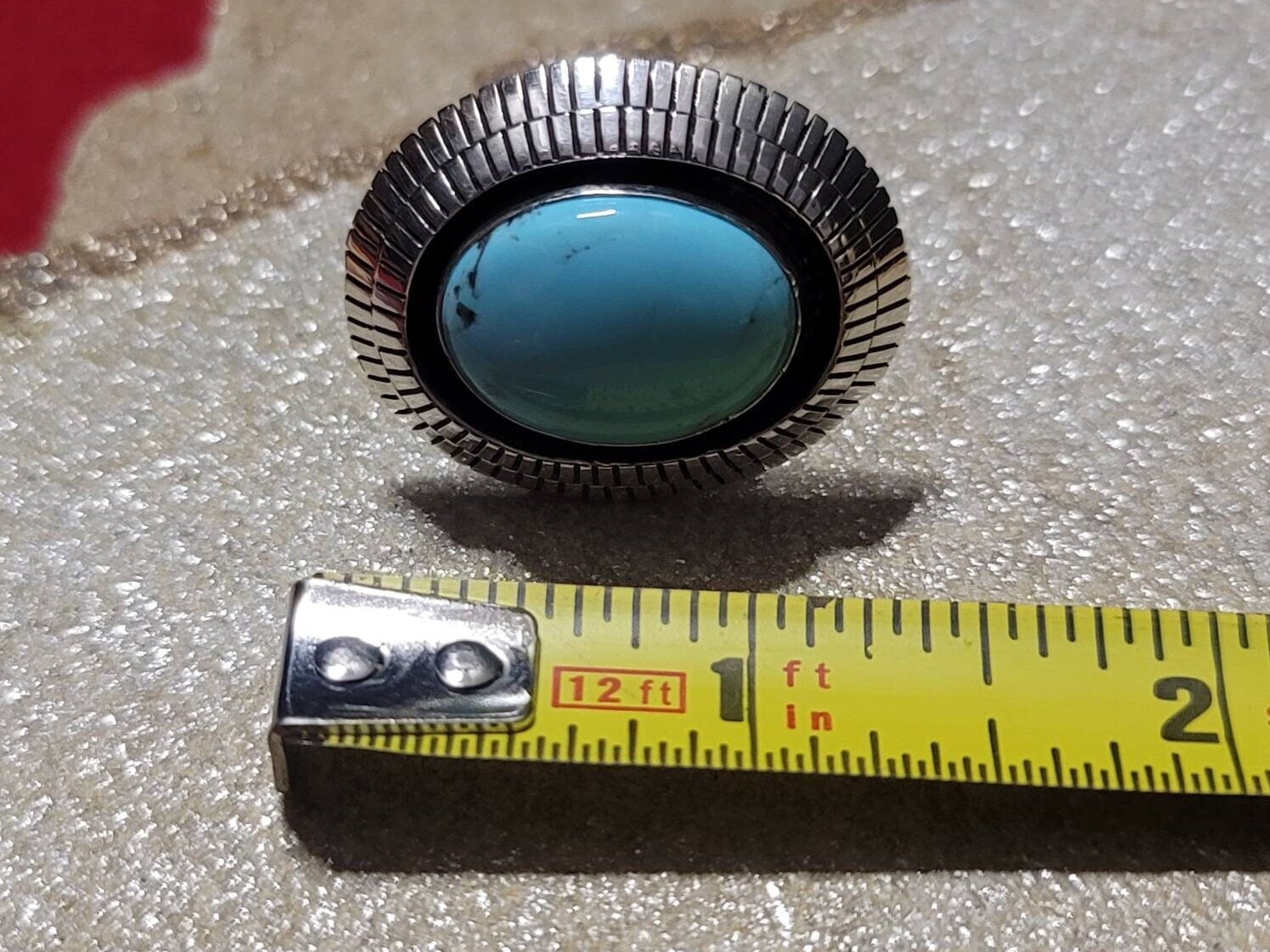 Sterling Silver Sleeping Beauty Turquoise Ring - Etsy
