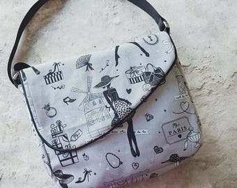 パリのメッセンジャーバッグのパターン