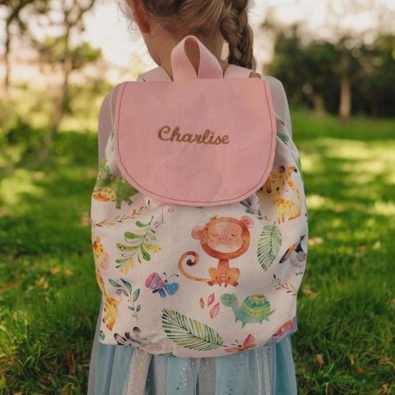 子供用リュックサックの型紙 画像 2