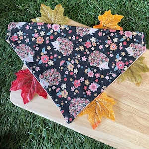 Het is een beetje een egeldag! - Bandana&#39;s voor huisdieren en bijpassende scrunchies