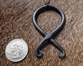 Hand forged large Troll Cross