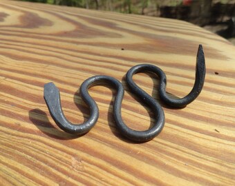 Hand-forged Snake Paperweight