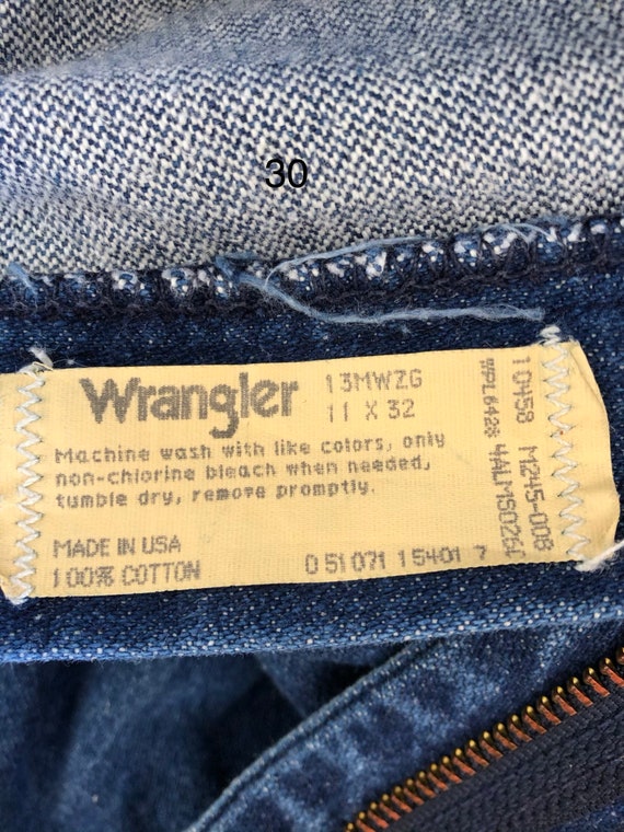 Vintage Womens Wranglers with Leather Patch - image 3