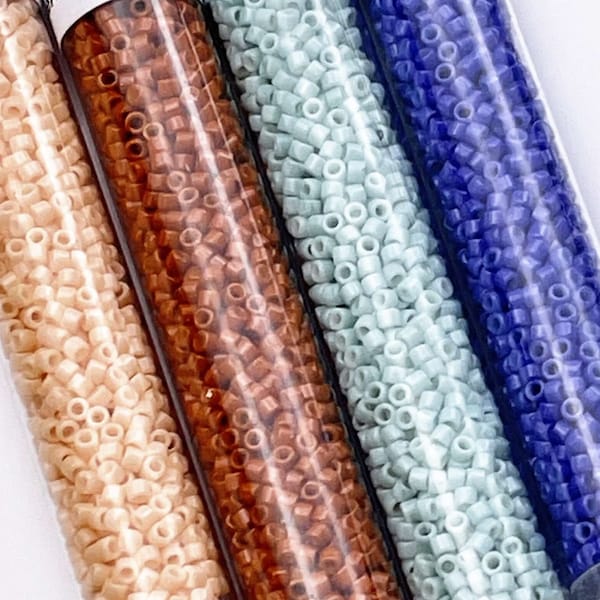 Rustic Canyon  Miyuki Delica Bead Color Palette | Size 11 Seed Set | Beading Starter Kit | Bead weaving Bundle | Beadwork Supply