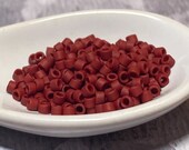 DB378 - Matte Metallic Brick Red Delica 377 - 5 Grams - Delica DB-377, Delica 377 - 11 0 Miyuki Delica Seed Beads