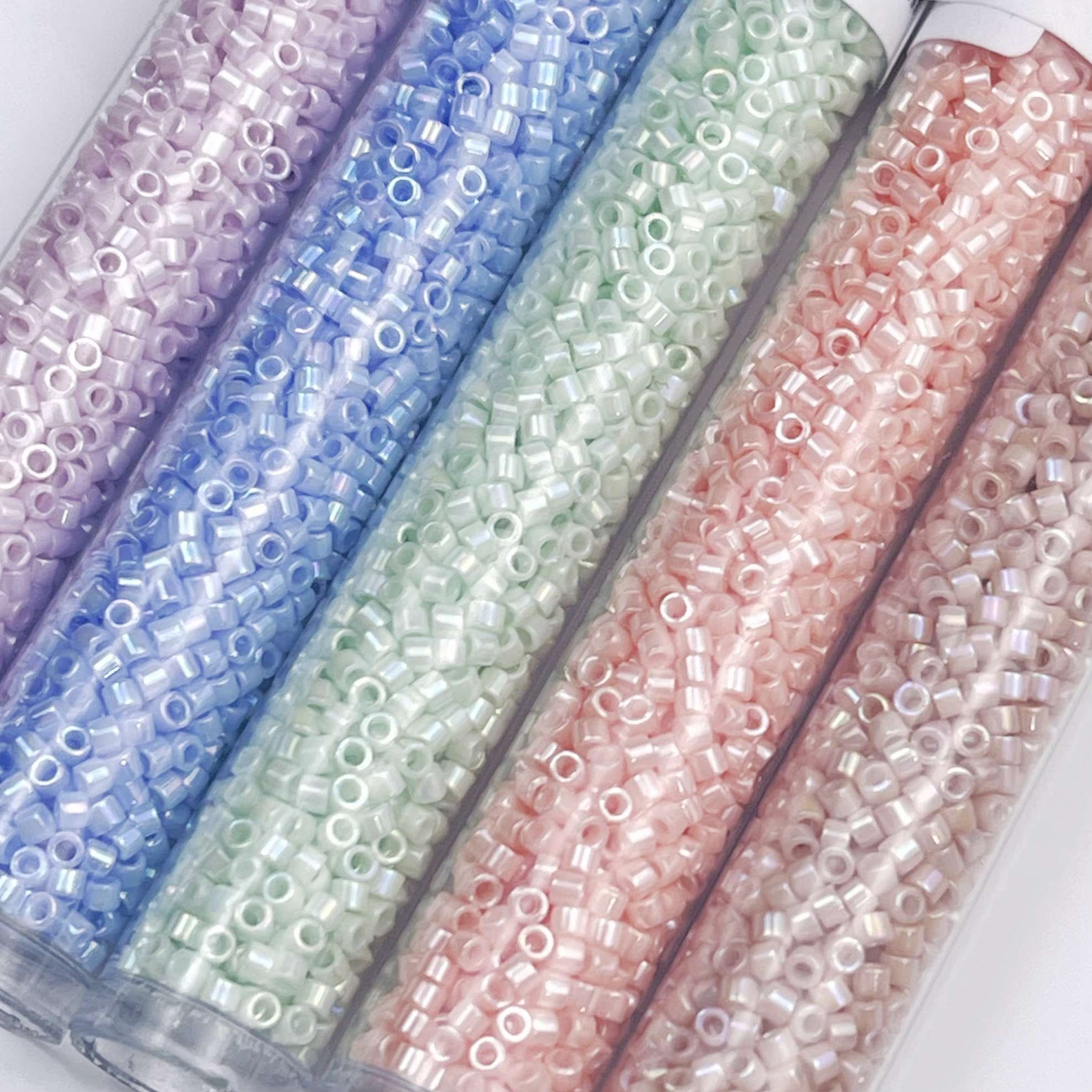 Soft Petals Miyuki Delica Bead Color Palette 11/0 Seed Bead Set