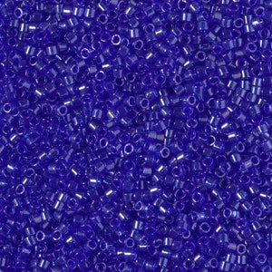 DB1896 Transparent Beryl Luster Miyuki Delica Bead | Size 11/0 | Japanese Seed Beads | Beadweaving & Beadwork Supply