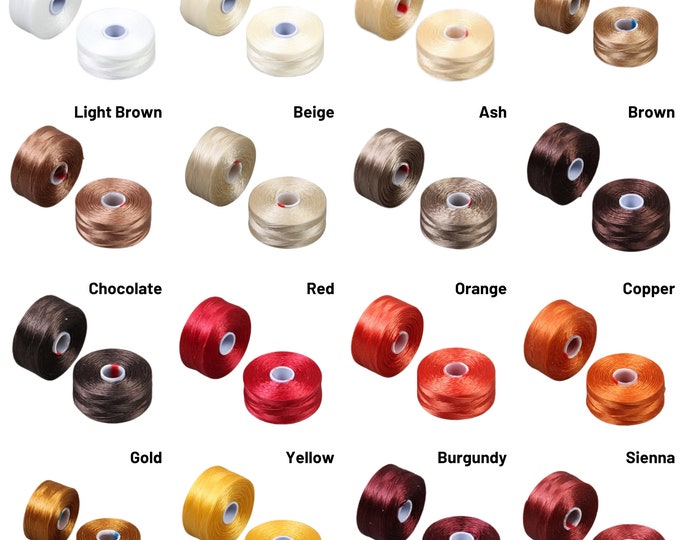 C-lon Beading Thread for Peyote, Brick Stich, Leather Wraps, Fringe ...