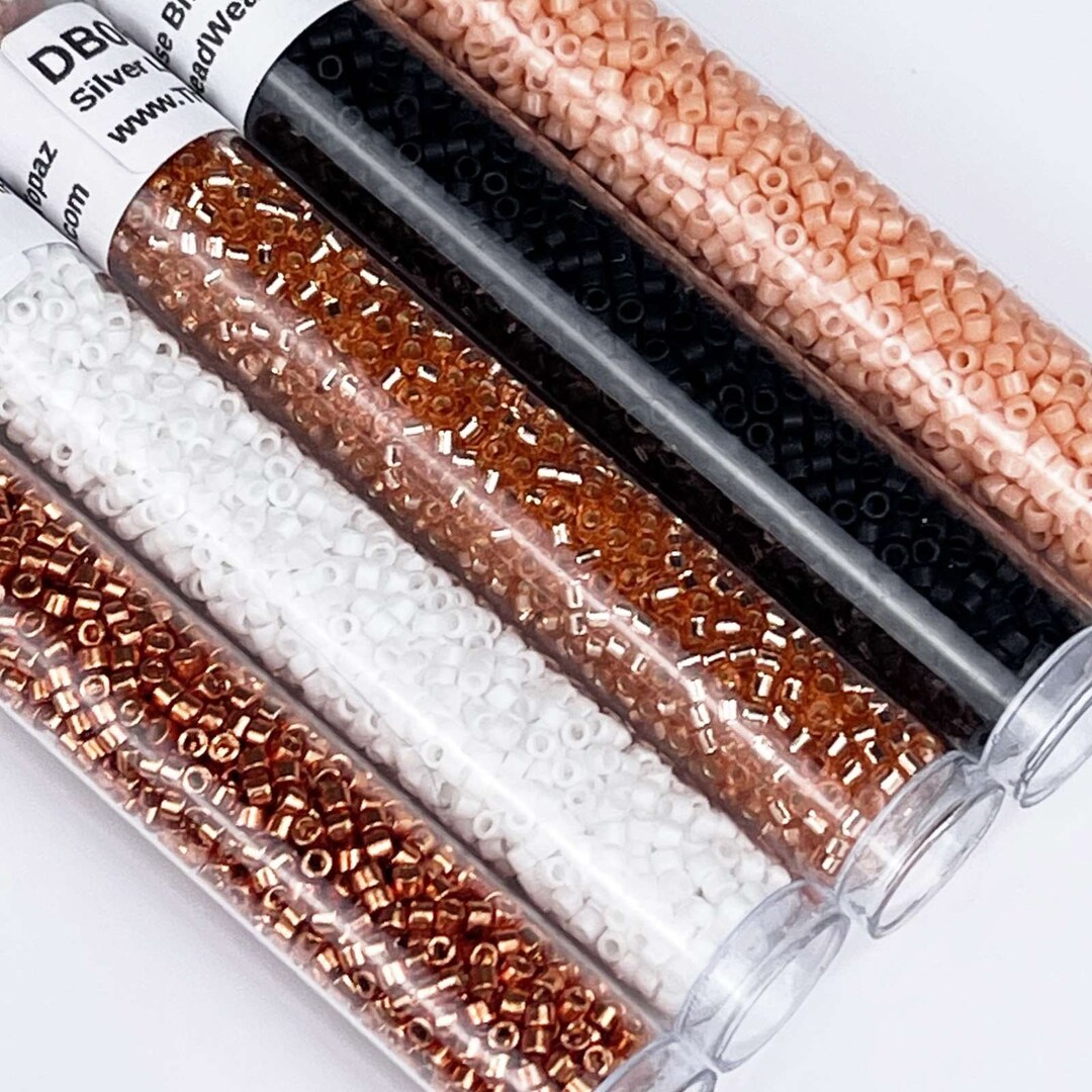 Copper Sands Miyuki Delica Bead Color Palette Size 11 Seed Set Beading