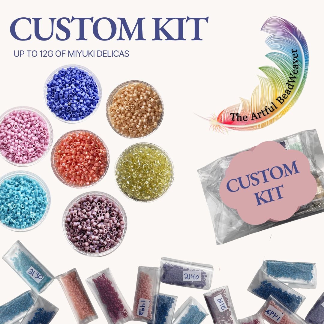 Create You Own Delica Beaded Bracelet or Earring Kit | Beadwork ...