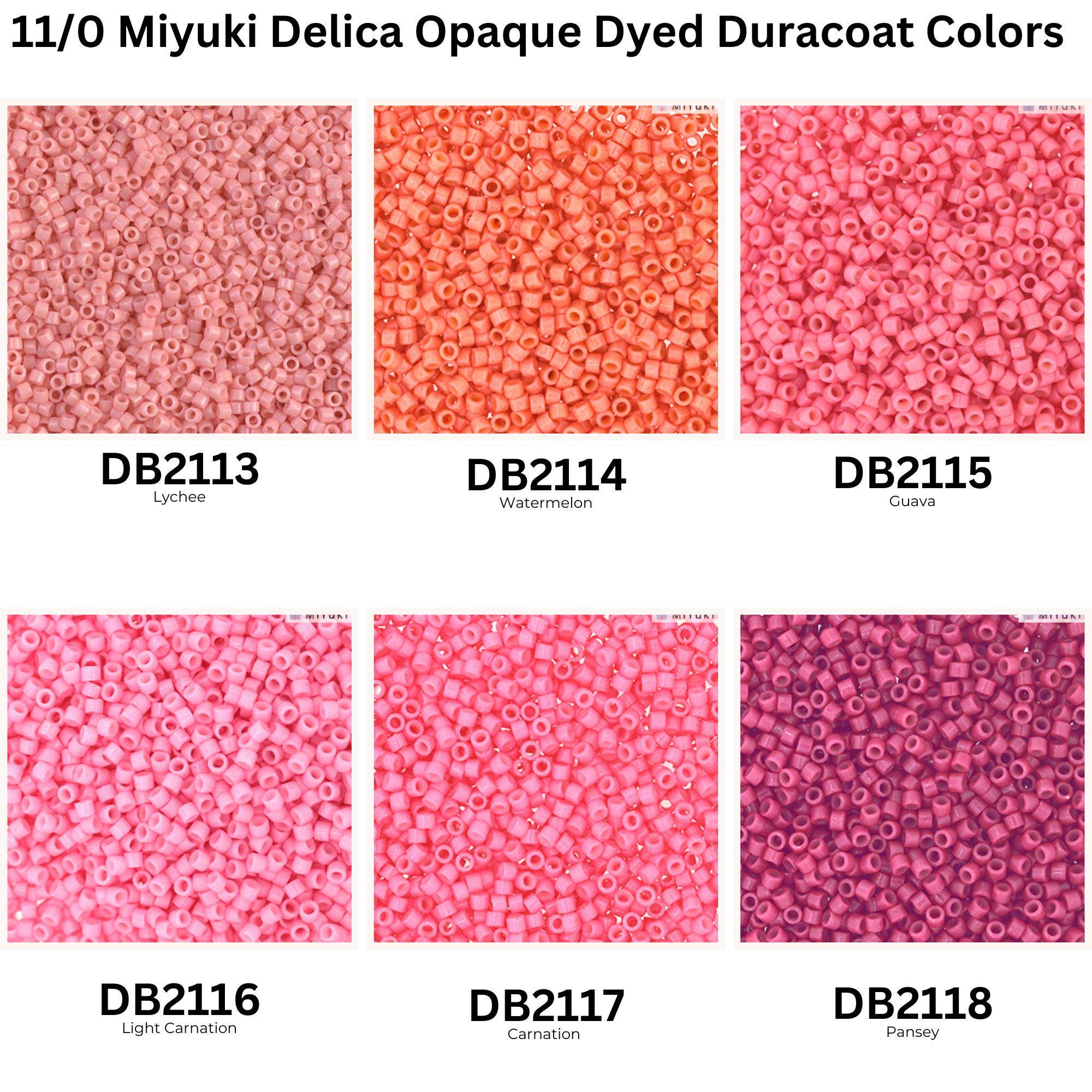 Miyuki Delica Opaque Dyed Duracoat Colors | Size 11/0