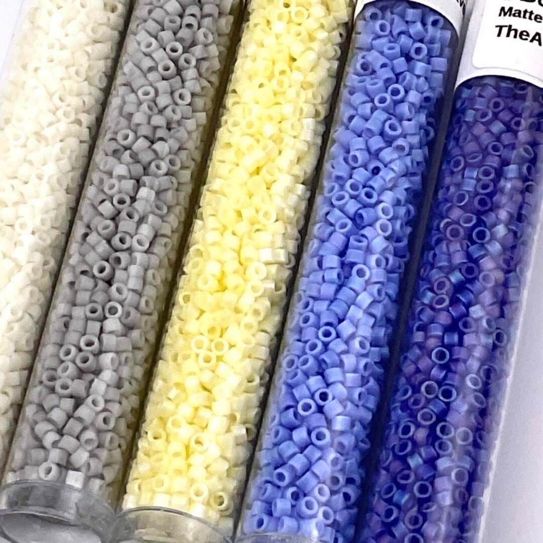 Blue Iris Miyuki Delica Bead Color Palette 11/0 Seed Bead Set Beading