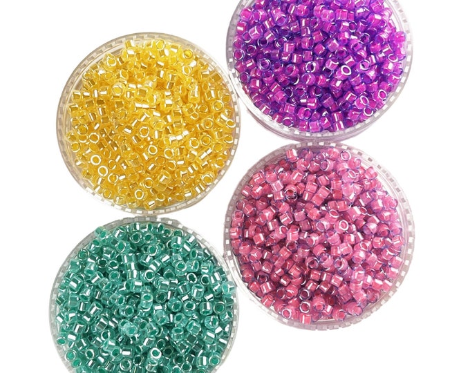 Vibrant Flower Miyuki Delica Bead Color Palette 11/0 Seed Bead Set