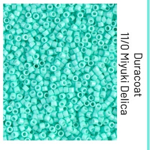 DB2122 Duracoat Opaque Dyed Catalina Miyuki Delica Bead | Size 11/0 | Japanese Seed Beads | Beadweaving & Beadwork Supply