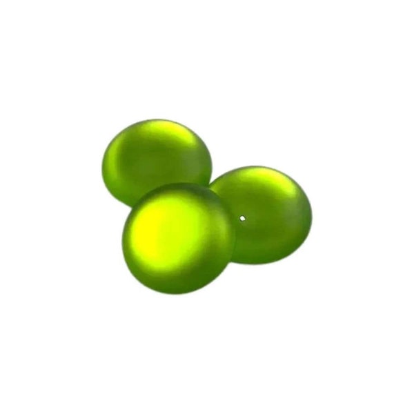 LunaSoft Cabochon 18mm Round Lime Green