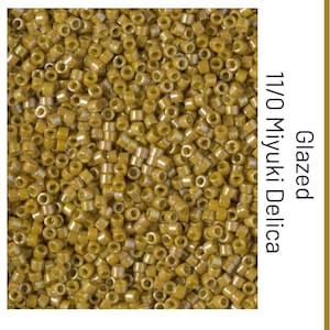DB2272 Opaque Glazed Hawthorne AB Miyuki Delica Bead | Size 11/0 | Japanese Seed Beads | Beadweaving & Beadwork Supply