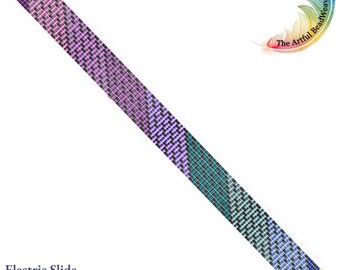 Elektrisch schuifgetouw of vierkante gestikte armband kralenwerk kraal weefpatroon | Alleen digitaal patroon