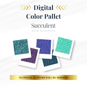 Succulent Digital Miyuki Delica Color Palette | Color Inspiration