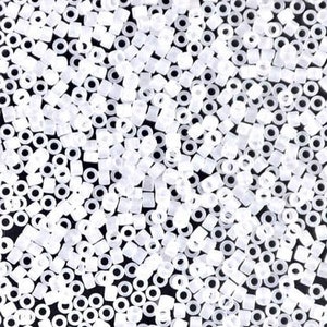 DB0851 Matte Transparent Crystal AB Miyuki Delica Bead | Size 11/0 | Japanese Seed Beads | Beadweaving & Beadwork Supply