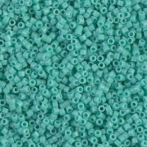 DB1136 Opaque Sea Opal Miyuki Delica Bead | Size 11/0 | Japanese Seed Beads | Beadweaving & Beadwork Supply