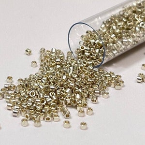 DB1831 Duracoat Galvanized Silver | Japanese Seed Beads | Beadweaving & Beadwork Supply