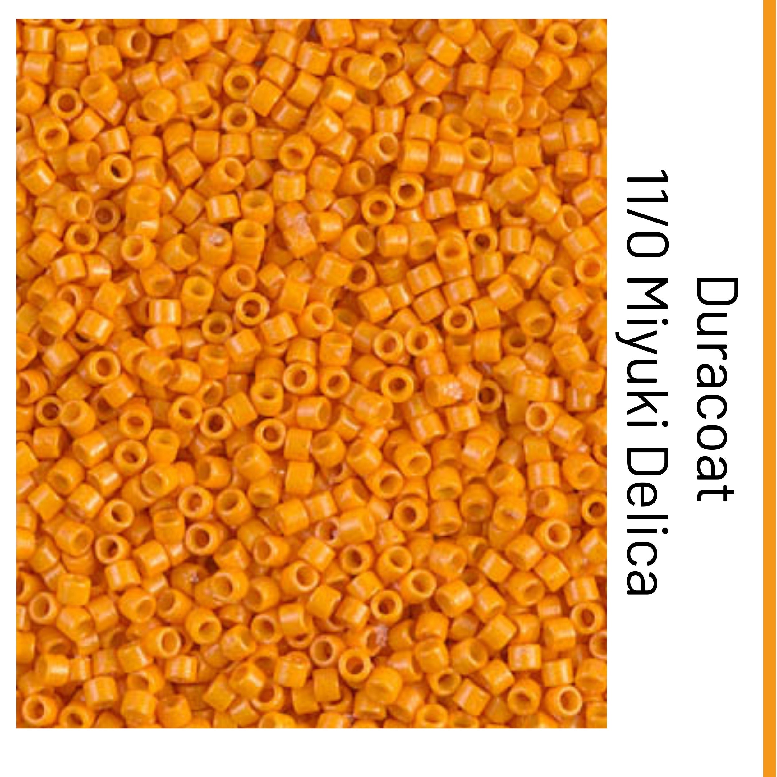 DB2104 Duracoat Opaque Dyed Kumquat Miyuki Delica Bead | Size 11/0